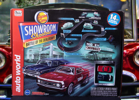 1/87 scale slot car set